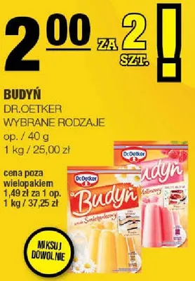 Budyń promocja w SPAR