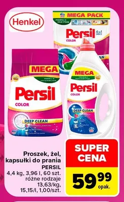 Kapsułki do prania Persil promocja w Carrefour Market