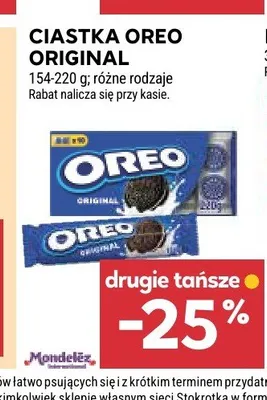 Ciastka Oreo Original promocja w Stokrotka