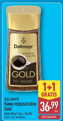 Kawa rozpuszczalna Gold Dallmayr promocja w Aldi