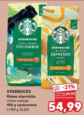 Kawa ziarnista różne rodzaje promocja w Kaufland