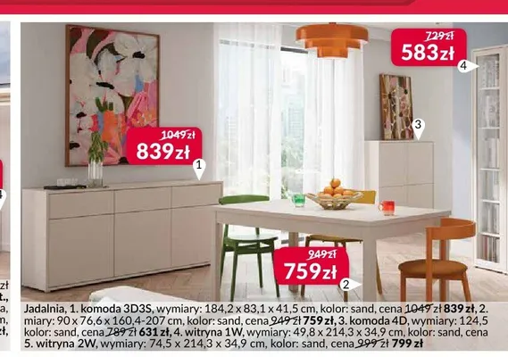 Komoda 4D Alice Springs promocja w Salony Agata