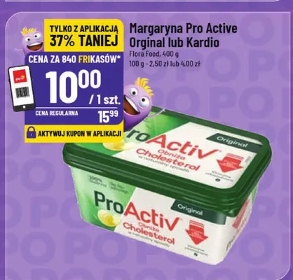 Margaryna Pro Active Original lub Kardio Flora rośl. promocja w POLOmarket