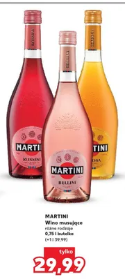 Wino musujące MARTINI Bellini promocja w Kaufland