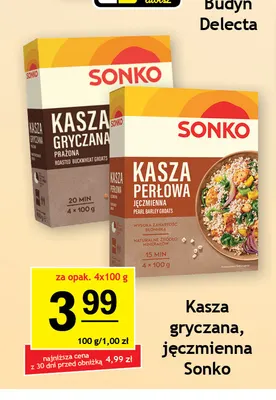 Kasza gryczana prażona Sonko promocja w Gram Market