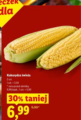 Kukurydza świeża promocja w Lidl