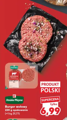 Burger wołowy Stoisko Mięsne promocja w Kaufland