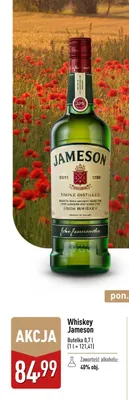 Whiskey Jameson promocja w Aldi