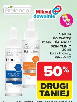 Serum do twarzy kwas kojowy, egzosomy promocja w Carrefour