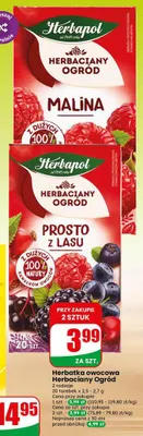Herbatka owocowa Herbaciany Ogród promocja w Dino