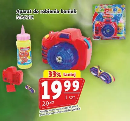 Aparat do robienia baniek MAKSIK promocja w Prim Market