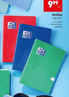 Brulion Oxford A5/96 promocja w Biedronka