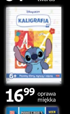 Książka Disney Uczy Kaligrafia oprawa miękka promocja w Empik