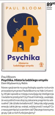 Książka Psychika. Historia ludzkiego umysłu Paul Bloom oprawa twarda promocja w Empik