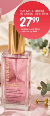 Mgiełka do włosów i ciała Sweet Amber promocja w Rossmann