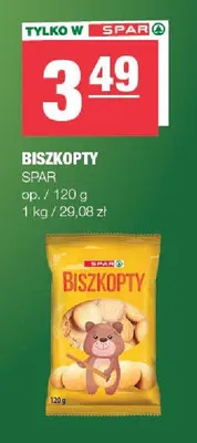 Biszkopty SPAR promocja w SPAR