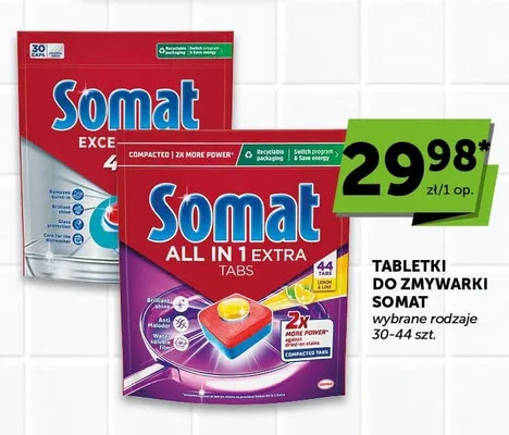 Tabletki do zmywarki Somat All in 1 Extra promocja w Groszek