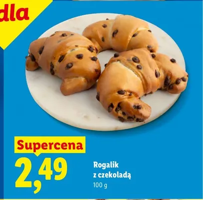 Rogalik z czekoladą promocja w Lidl