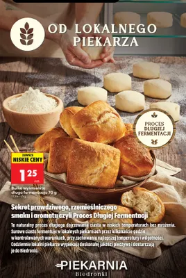 Bułka wyśmienita długa fermentacja promocja w Biedronka