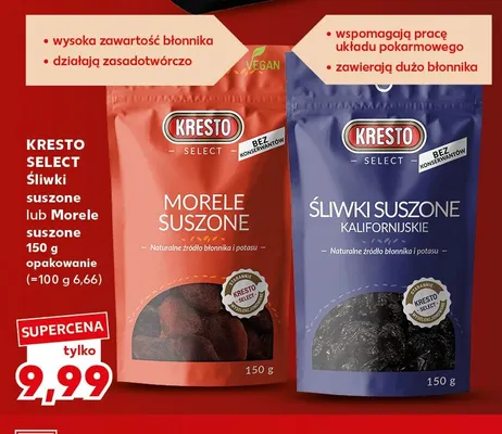 Morele suszone Kresto Select promocja w Kaufland