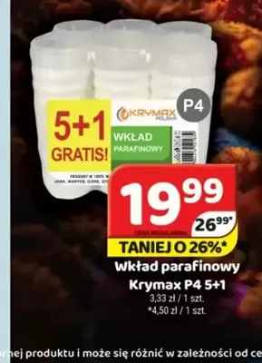 Wkład parafinowy Krymax P4 6-pak promocja w Delfin