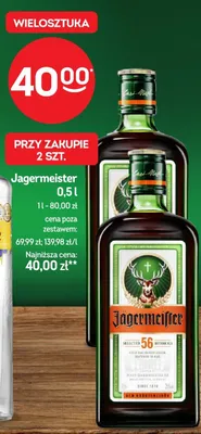 Likier ziołowy promocja w Żabka