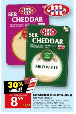 Ser Cheddar Standard Mlekovita promocja w Twój Market
