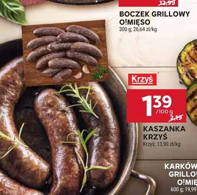 Kaszanka Krzyś promocja w Stokrotka
