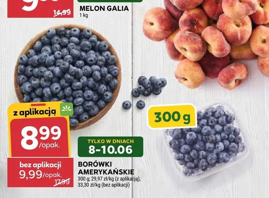 Borówki amerykańskie promocja w Stokrotka