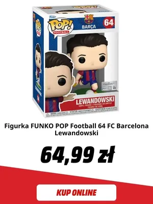 Figurka FUNKO POP Football 64 FC Barcelona Lewandowski promocja w Media Markt