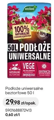 Podłoże uniwersalne beztorfowe promocja w Castorama