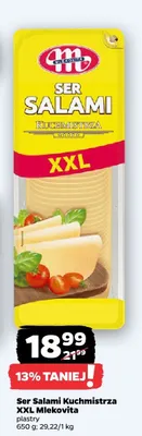 Ser Salami Kuchmistrza XXL promocja w Netto