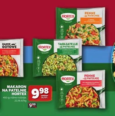 Makaron na patelnię Hortex Penne z tłem promocja w Stokrotka