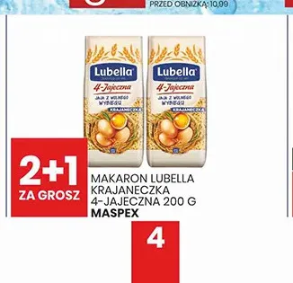 Makaron Lubella Krajaneczka 4-jajeczna promocja w Wafelek