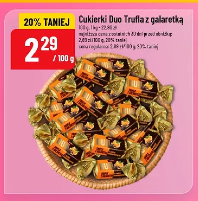 Cukierki Duo Trufla z galaretką promocja w POLOmarket