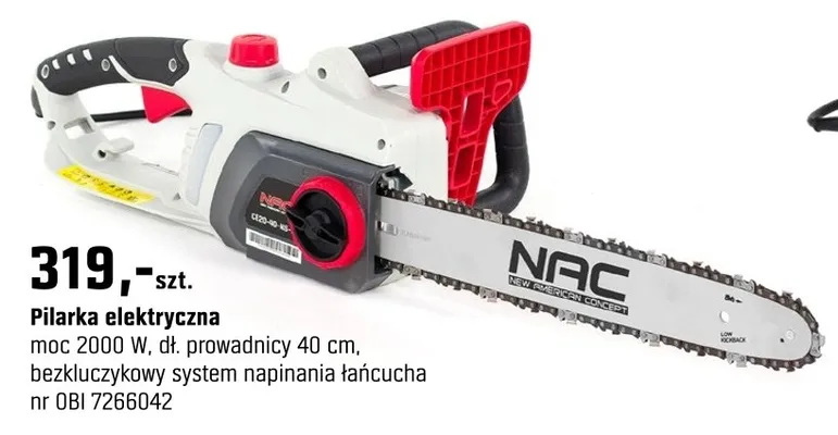 Pilarka elektryczna promocja w OBI