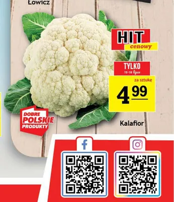 Kalafior promocja w Gram Market