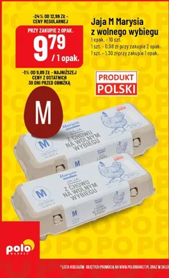 Jaja M Marysia z wolnego wybiegu promocja w POLOmarket