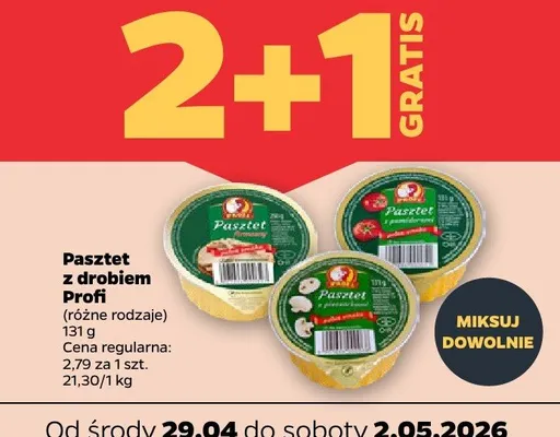 Pasztet z drobiem Profi promocja w Netto
