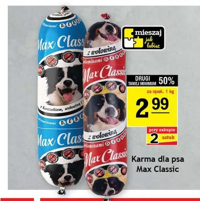 Karma dla psa Max Classic z wołowiną promocja w Gram Market