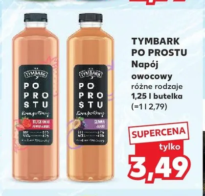 Napój owocowy Tymbark Po Prostu kompotowy śliwka promocja w Kaufland