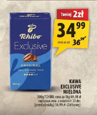 Kawa mielona TCHIBO Exclusive promocja w Arhelan
