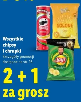 Chipsy Pringles Original promocja w Lidl