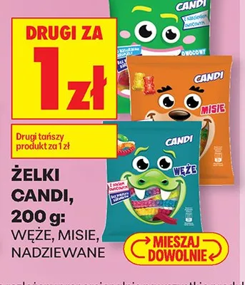 Żelki Candi misie promocja w Biedronka