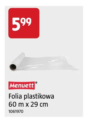 Folia plastikowa 60mx29 cm Menuett promocja w Jula