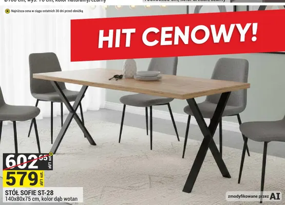 Stół Sofie ST-28 promocja w Merkury Market