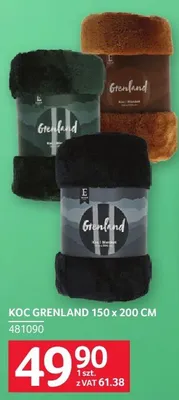 Koc Grenland 150 x 200 cm promocja w Selgros