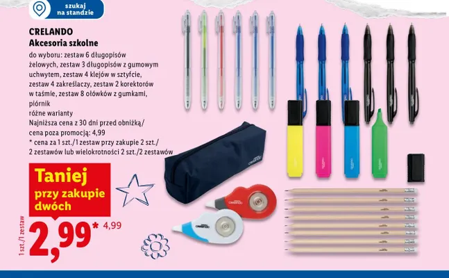 Piórnik Crelando promocja w Lidl