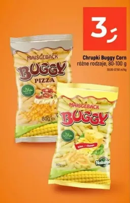 Chrupki Buggy Corn promocja w Dealz