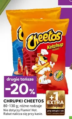 Chrupki Cheetos promocja w Stokrotka